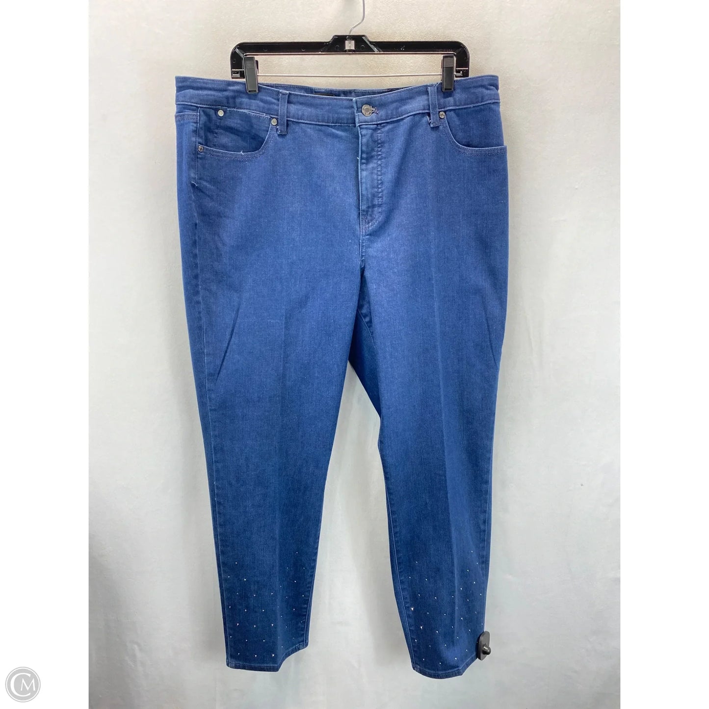 Jeans Straight By Talbots In Blue, Size: 18