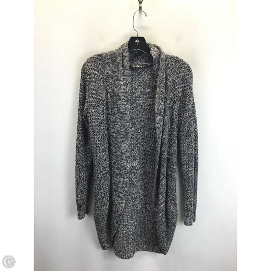 Cardigan By Derek Heart In Black & Grey, Size: L