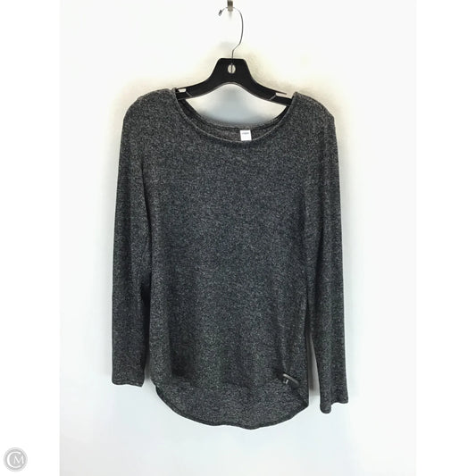 Top Long Sleeve By Old Navy In Grey, Size: S