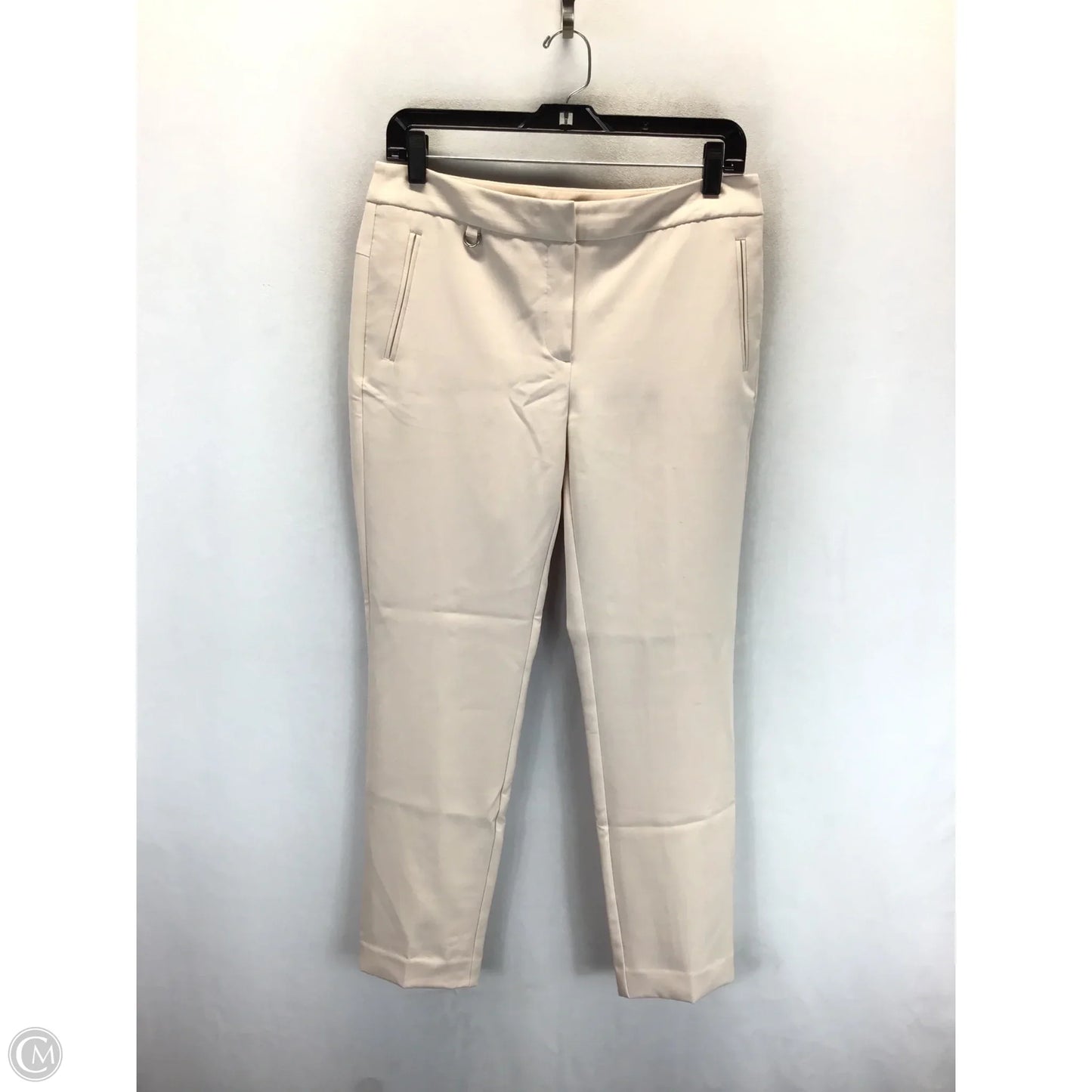 Pants Dress By Adrianna Papell In Cream, Size: 6