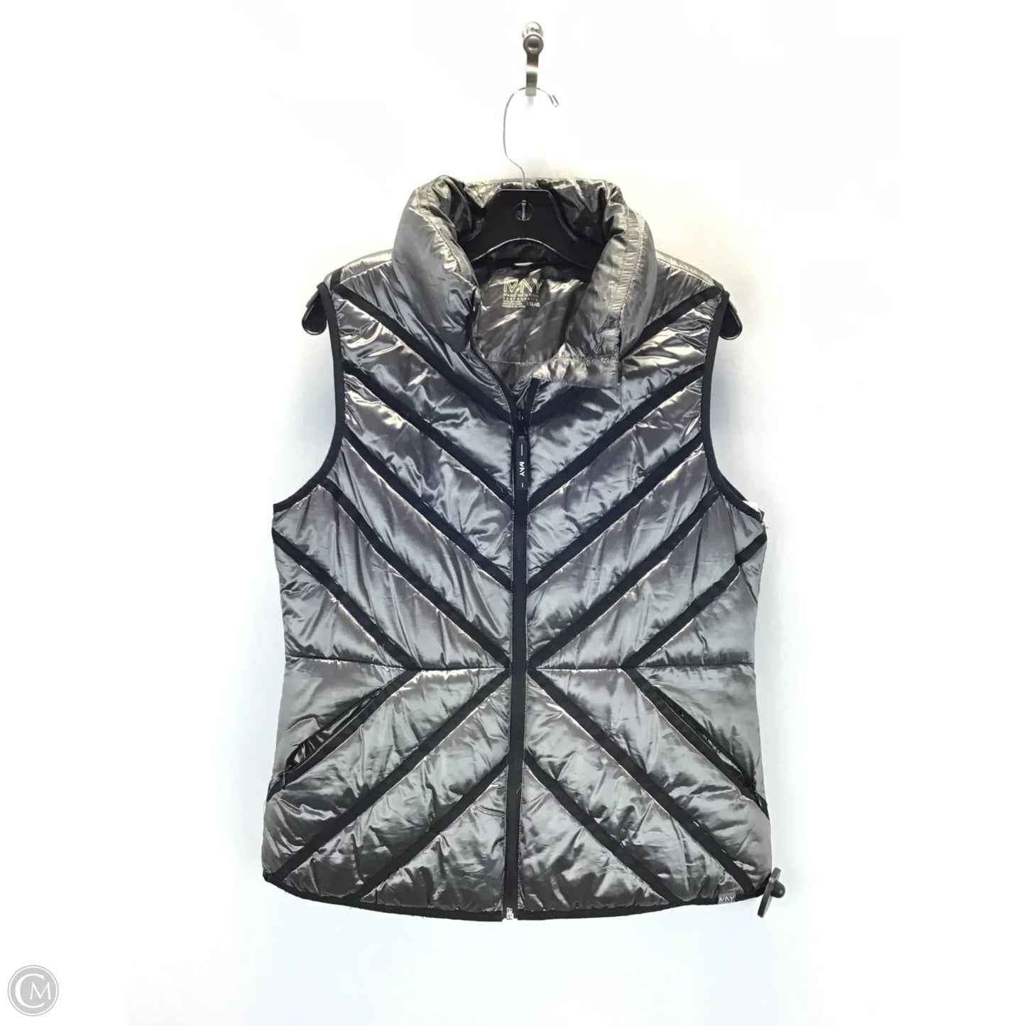 Vest Puffer & Quilted By Marc New York In Grey, Size: L