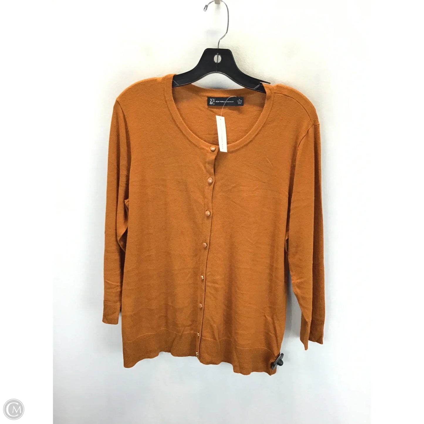 Cardigan By New York And Co In Bronze, Size: Xl