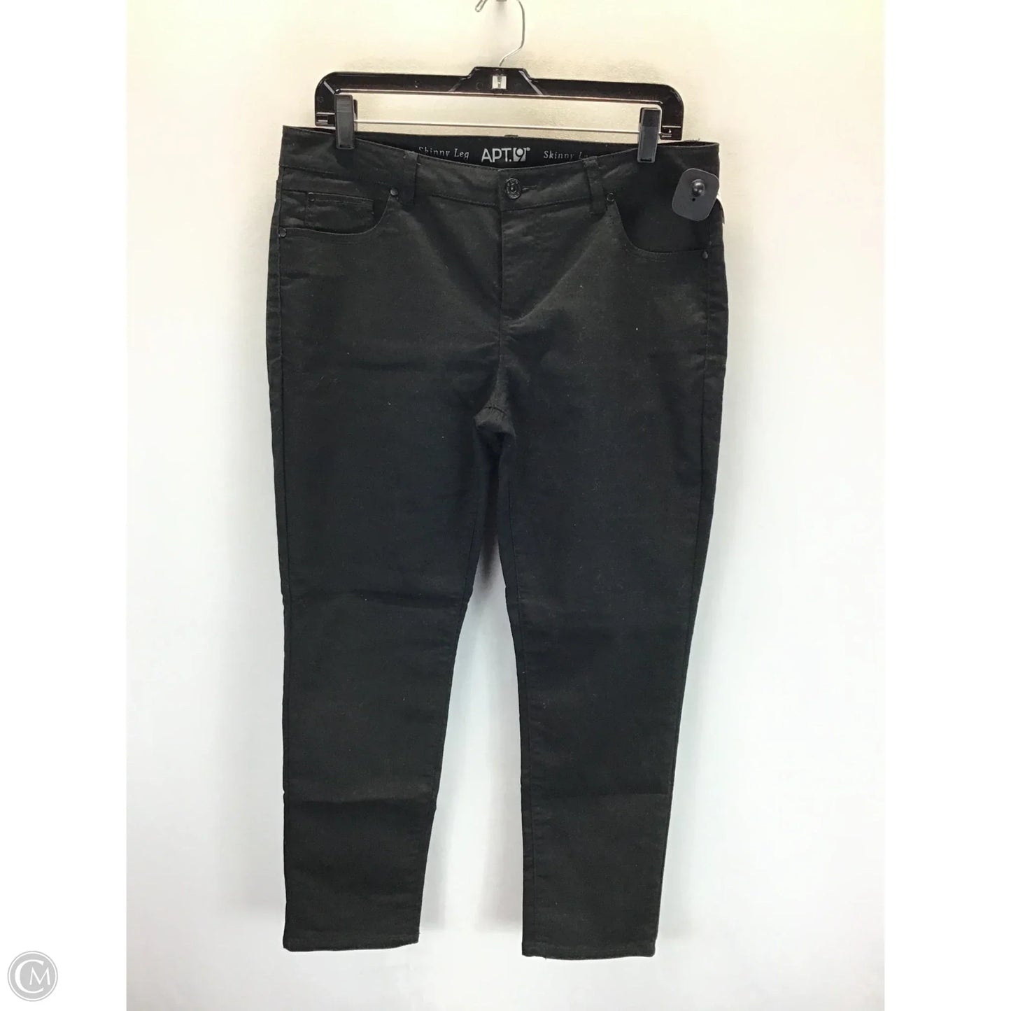 Jeans Straight By Apt 9 In Black, Size: 10