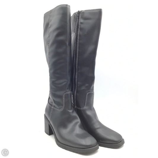 Boots Knee Flats By Zodiac In Black, Size: 8