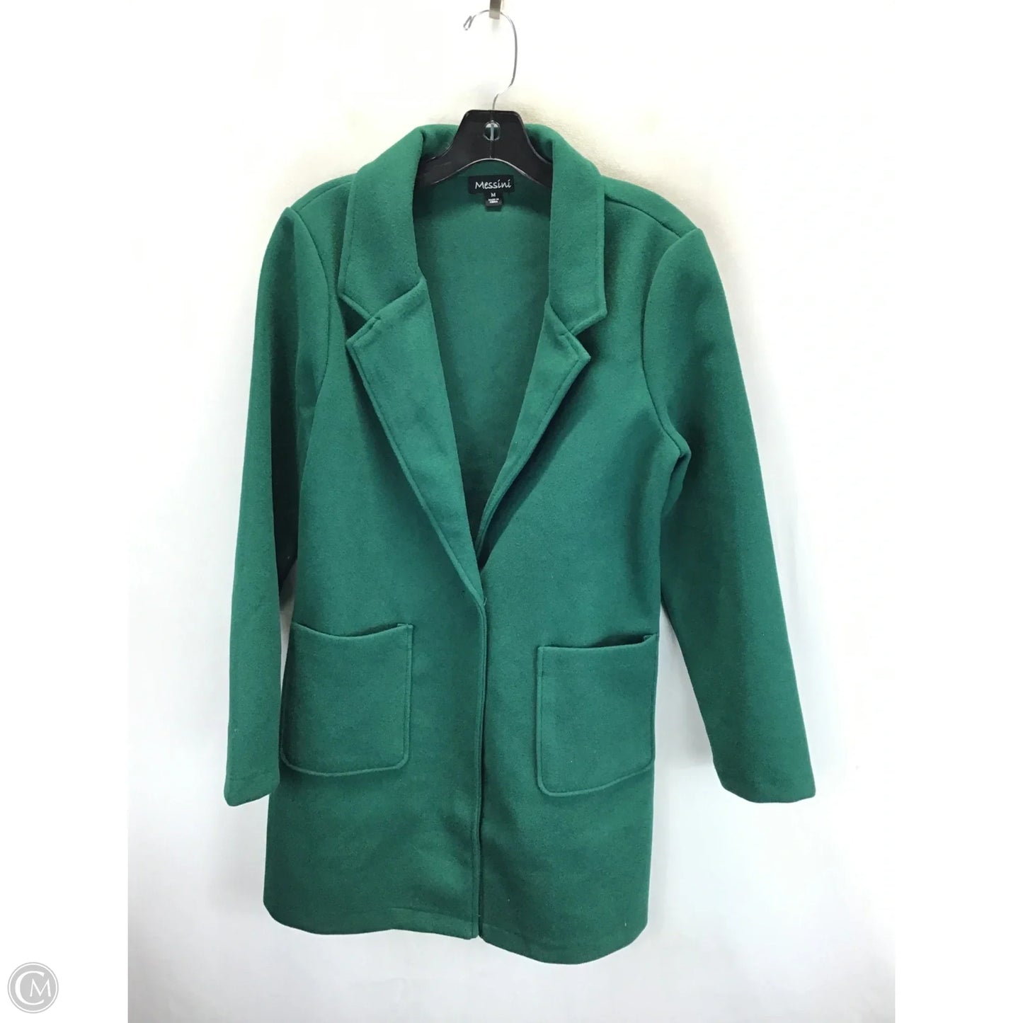 Coat Peacoat By Clothes Mentor In Green, Size: M