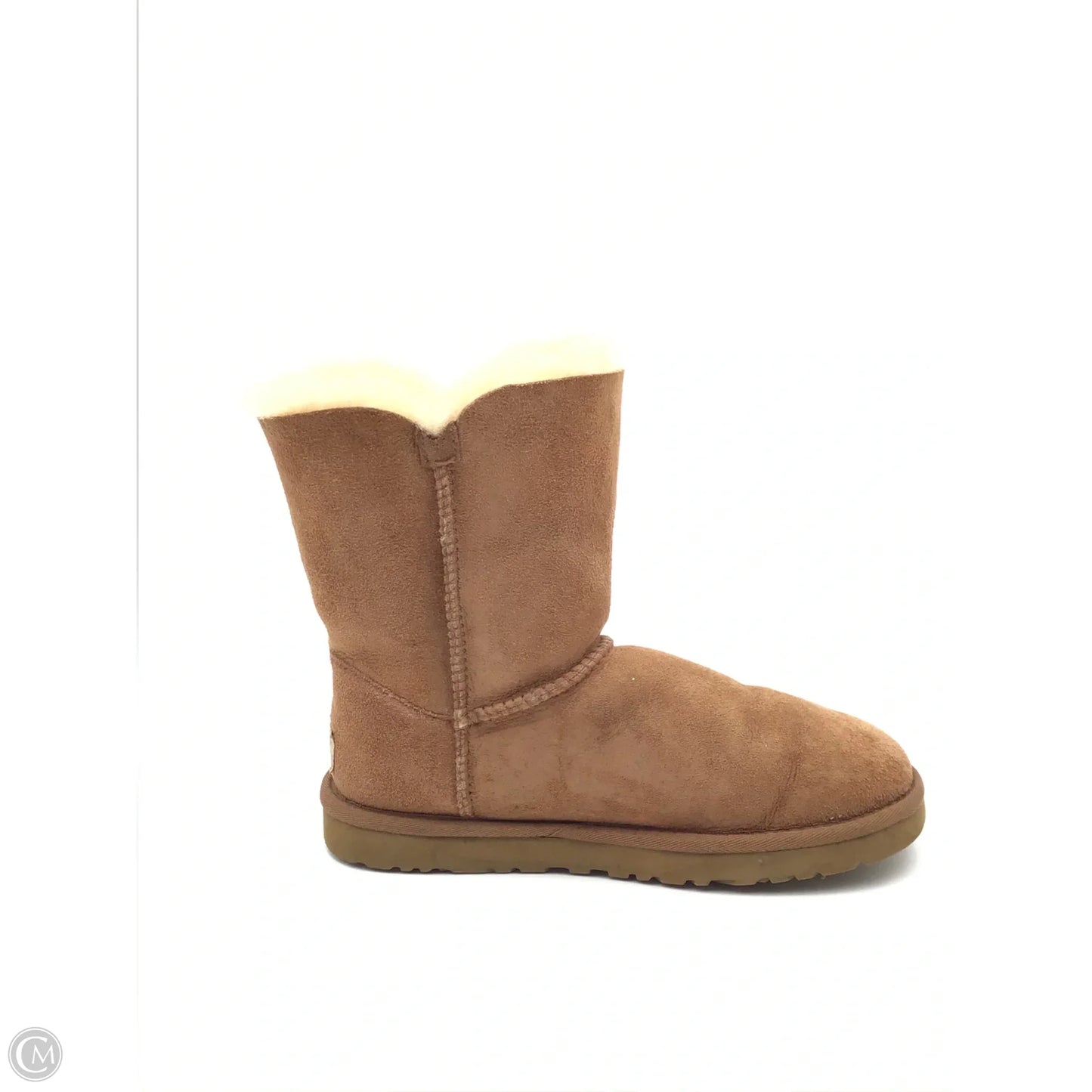 Boots Designer By Ugg In Brown, Size: 7