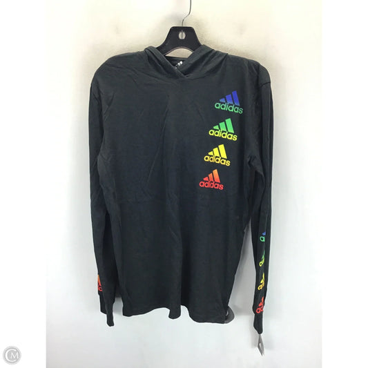 Top Long Sleeve By Adidas In Black, Size: Xl
