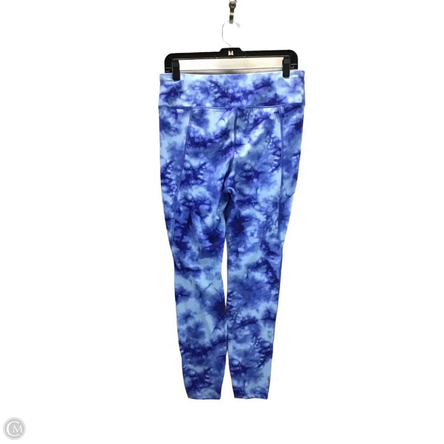 Athletic Leggings By Avia In Blue, Size: L