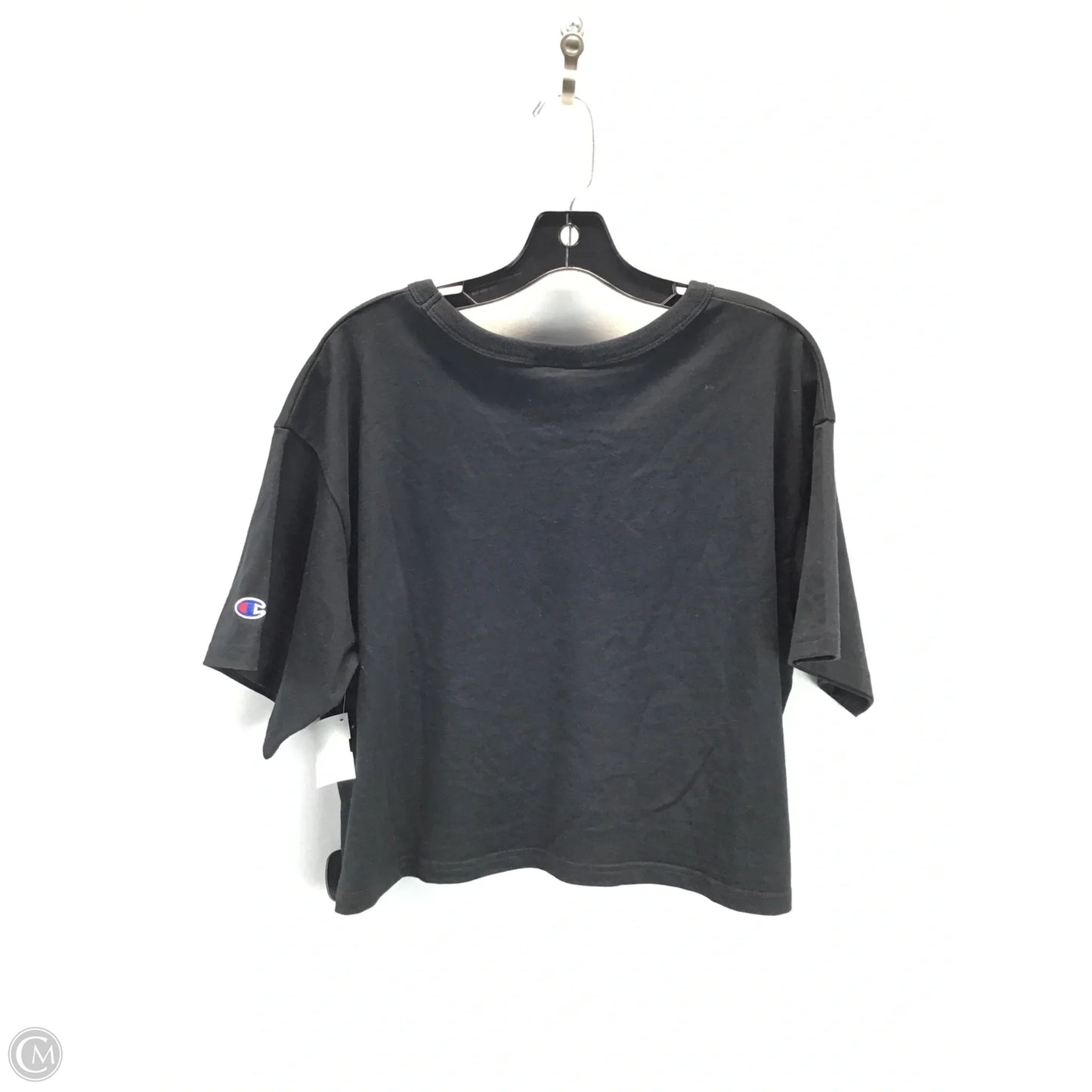Top Short Sleeve By Champion In Black, Size: Xl