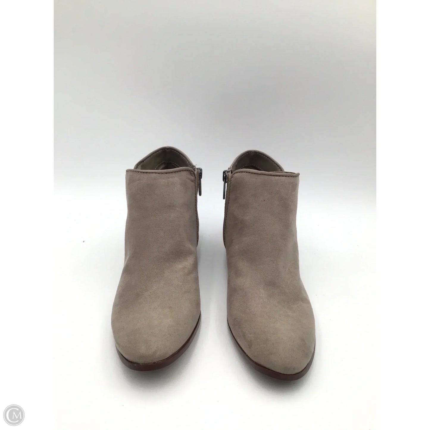 Boots Ankle Heels By Sam Edelman In Taupe, Size: 8