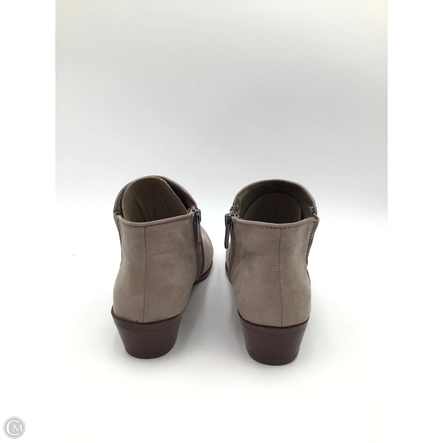 Boots Ankle Heels By Sam Edelman In Taupe, Size: 8