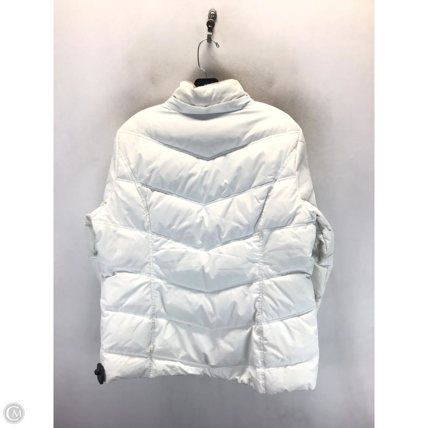 Coat Puffer & Quilted By Tommy Hilfiger In White, Size: Xl