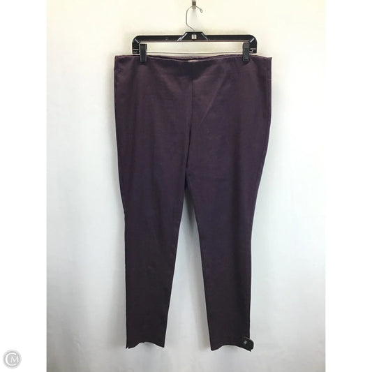 Pants Dress By Ecru In Purple, Size: 12