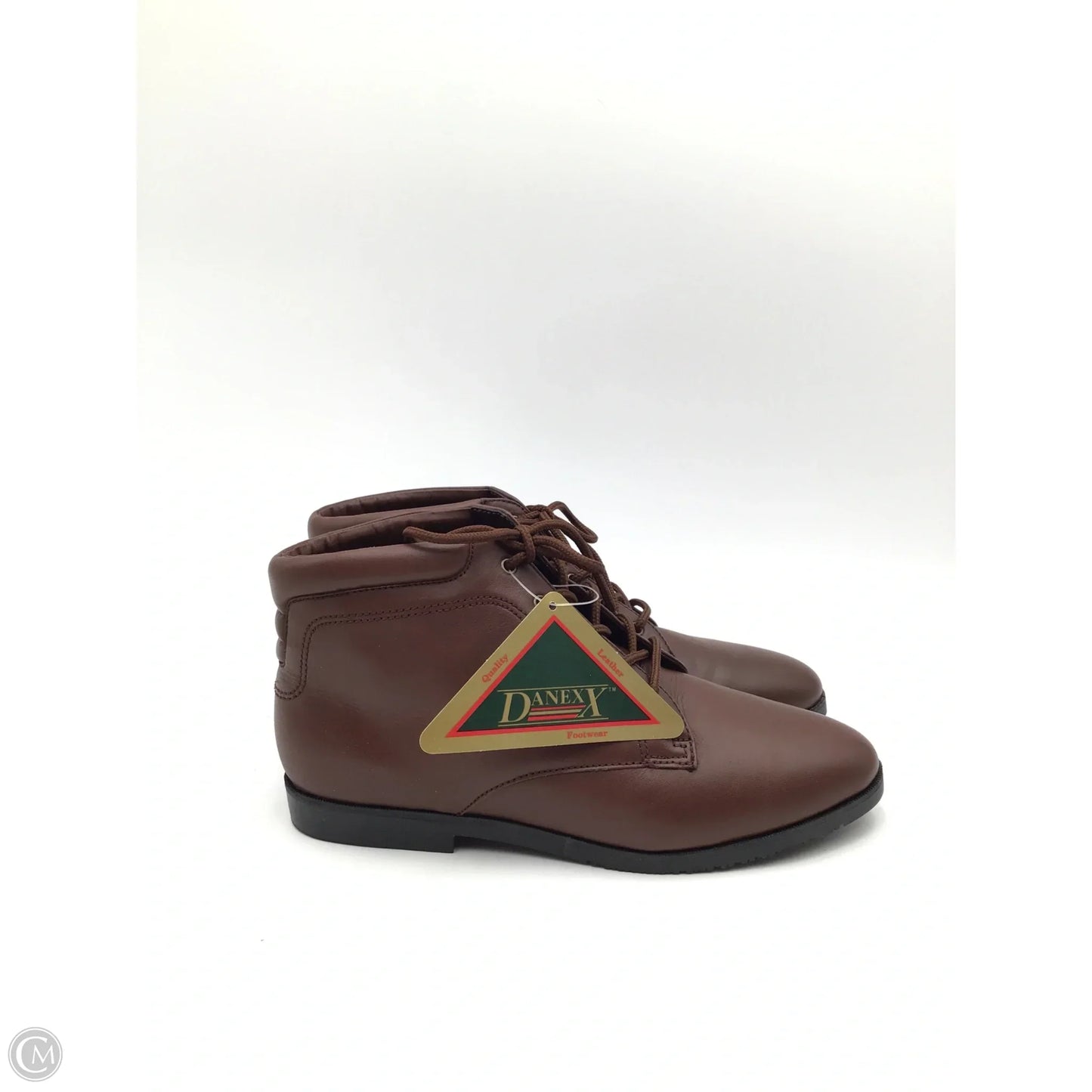 Boots Ankle Flats By Clothes Mentor In Brown, Size: 7.5