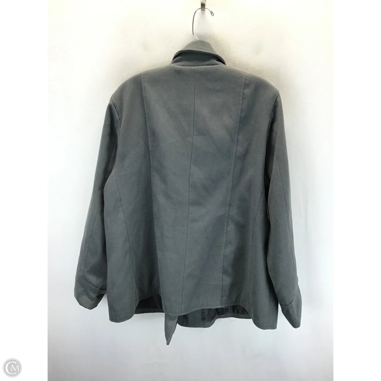 Coat Peacoat By Avenue In Grey, Size: 18