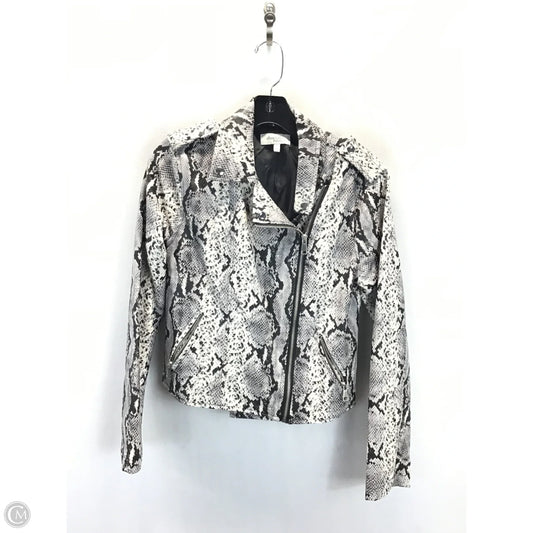 Jacket Other By Charlotte Russe In Snakeskin Print, Size: S