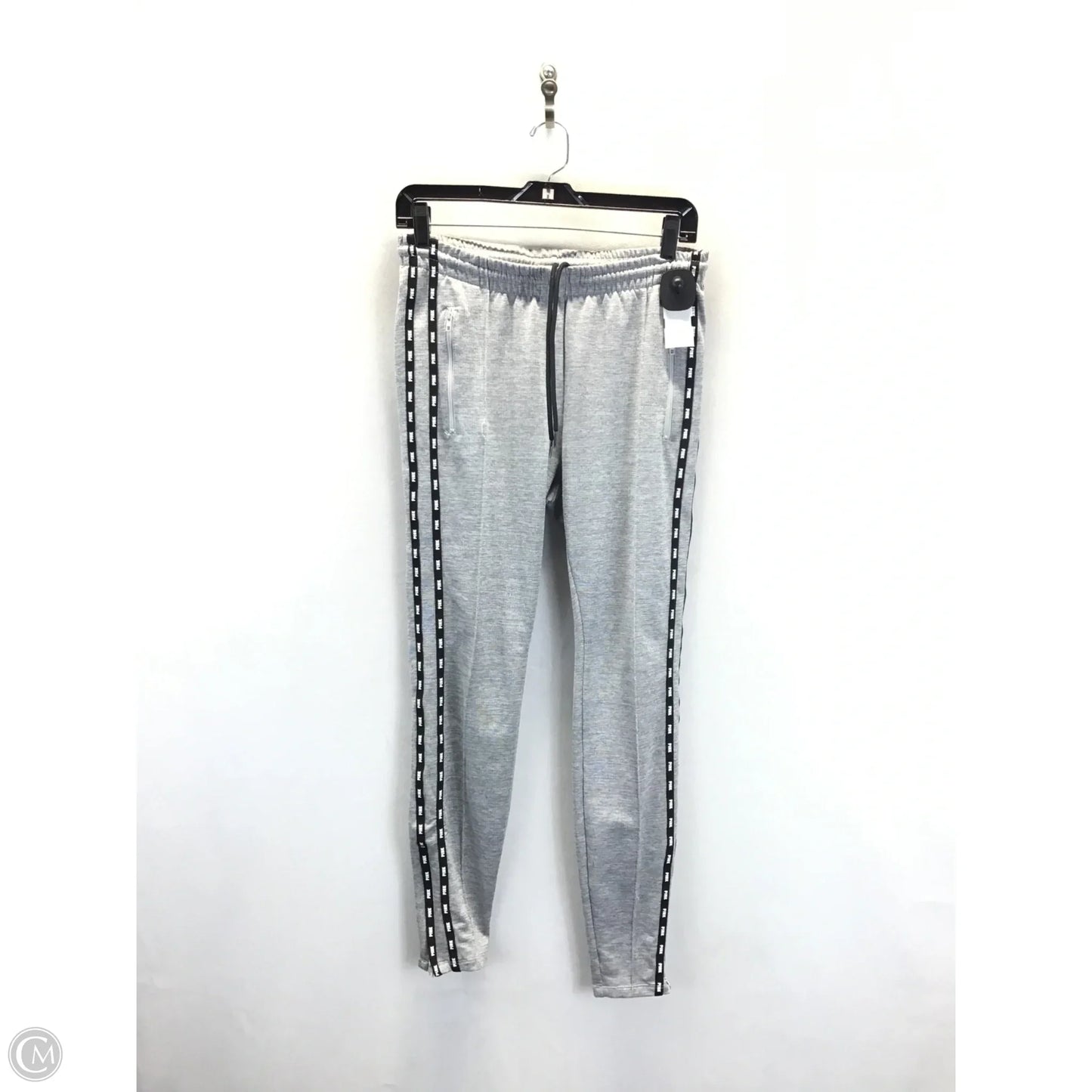 Athletic Pants By Pink In Grey, Size: S