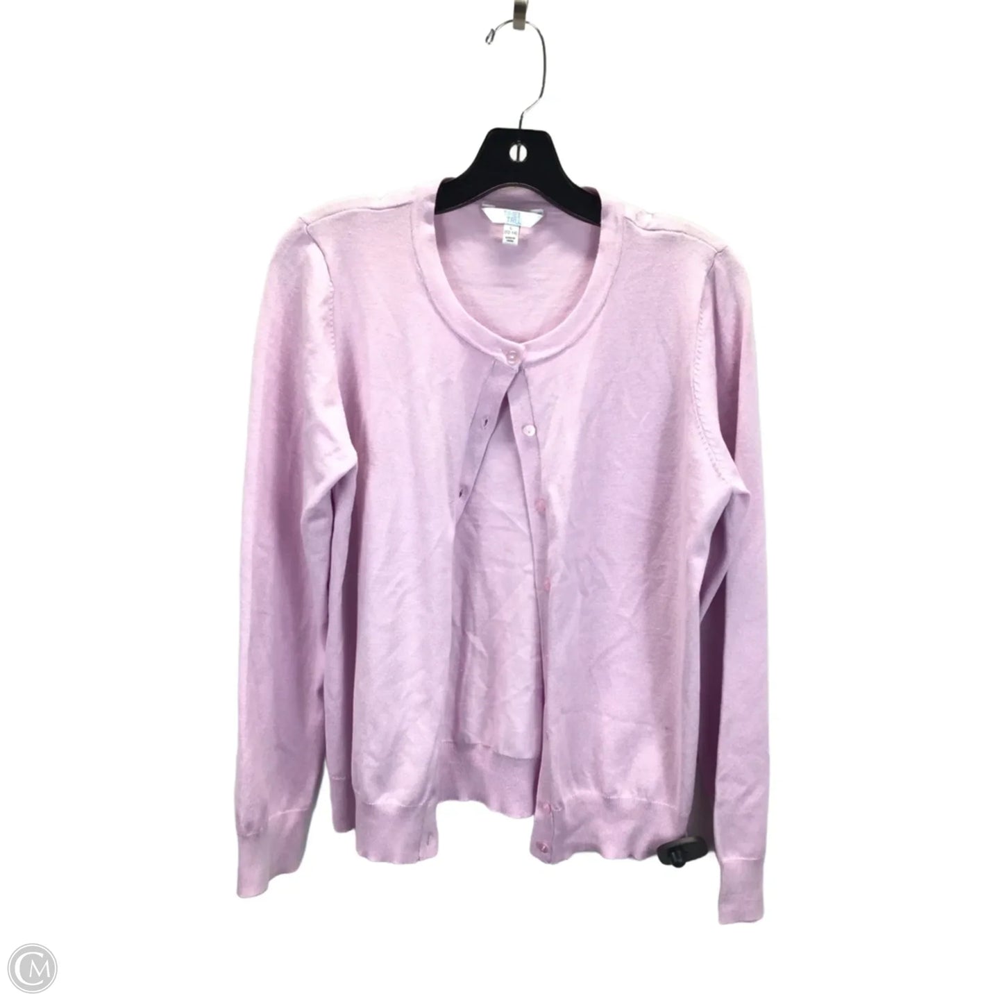 Cardigan By Time And Tru In Pink, Size: L