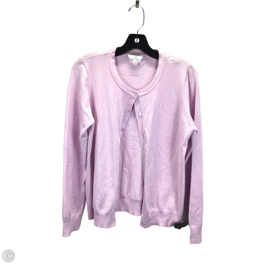 Cardigan By Time And Tru In Pink, Size: L