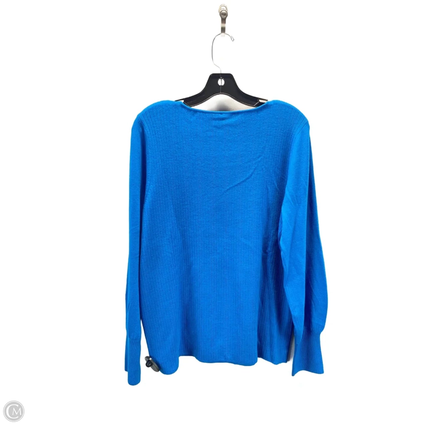 Top Long Sleeve By Talbots In Blue, Size: Xl