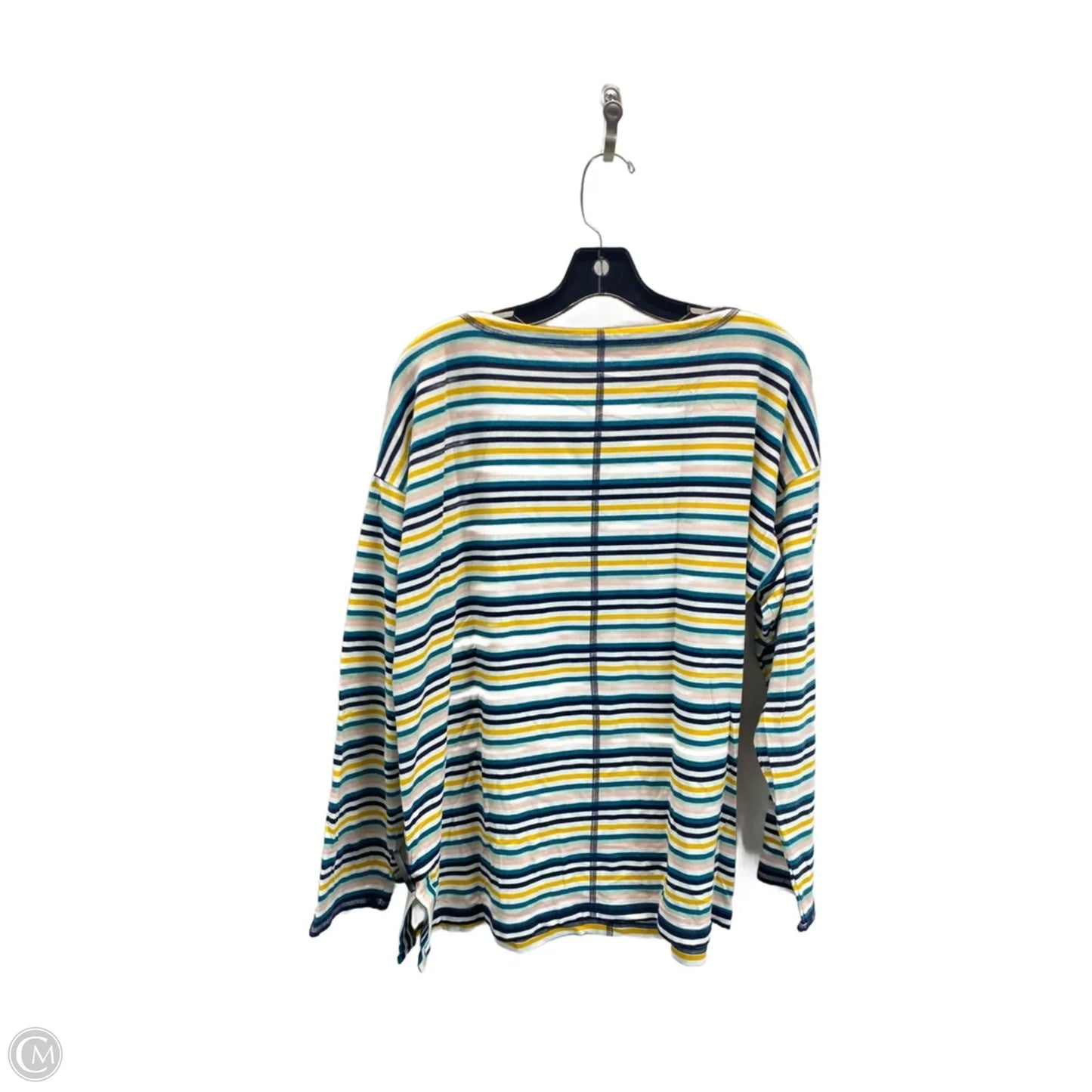Top Long Sleeve By Talbots In Striped Pattern, Size: Xl