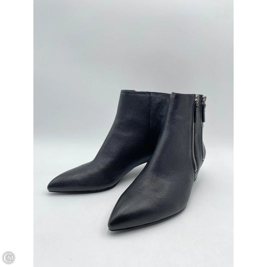 Boots Ankle Heels By Nine West In Black, Size: 7.5
