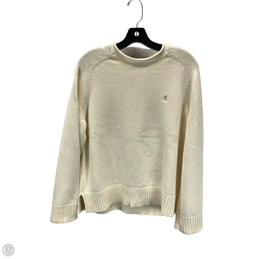 Sweater By Ralph Lauren In Cream, Size: L