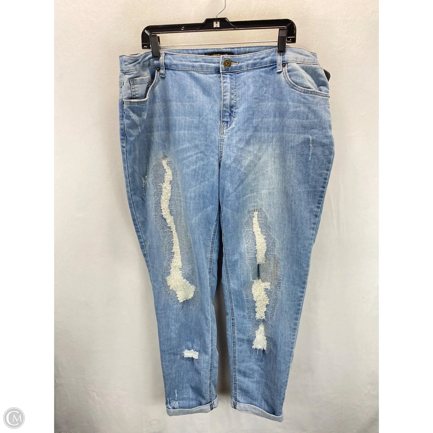 Jeans Straight By Ashley Stewart In Blue, Size: 18