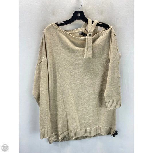 Sweater By New York And Co In Tan, Size: L