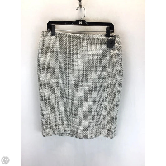 Skirt Designer By Karl Lagerfeld In Black & White, Size: 12
