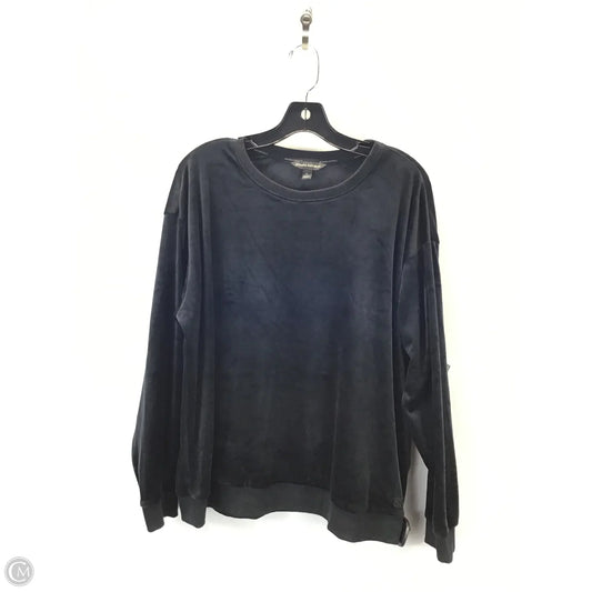 Sweatshirt Collar By Banana Republic In Black, Size: Xl