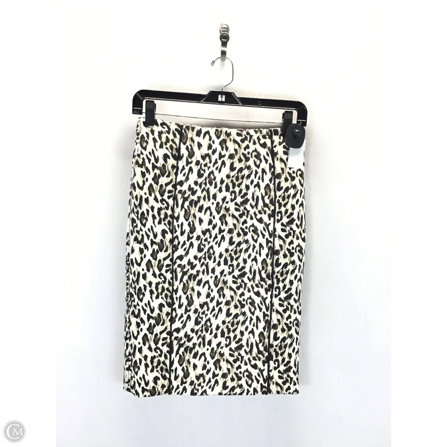 Skirt Midi By White House Black Market In Leopard Print, Size: 0