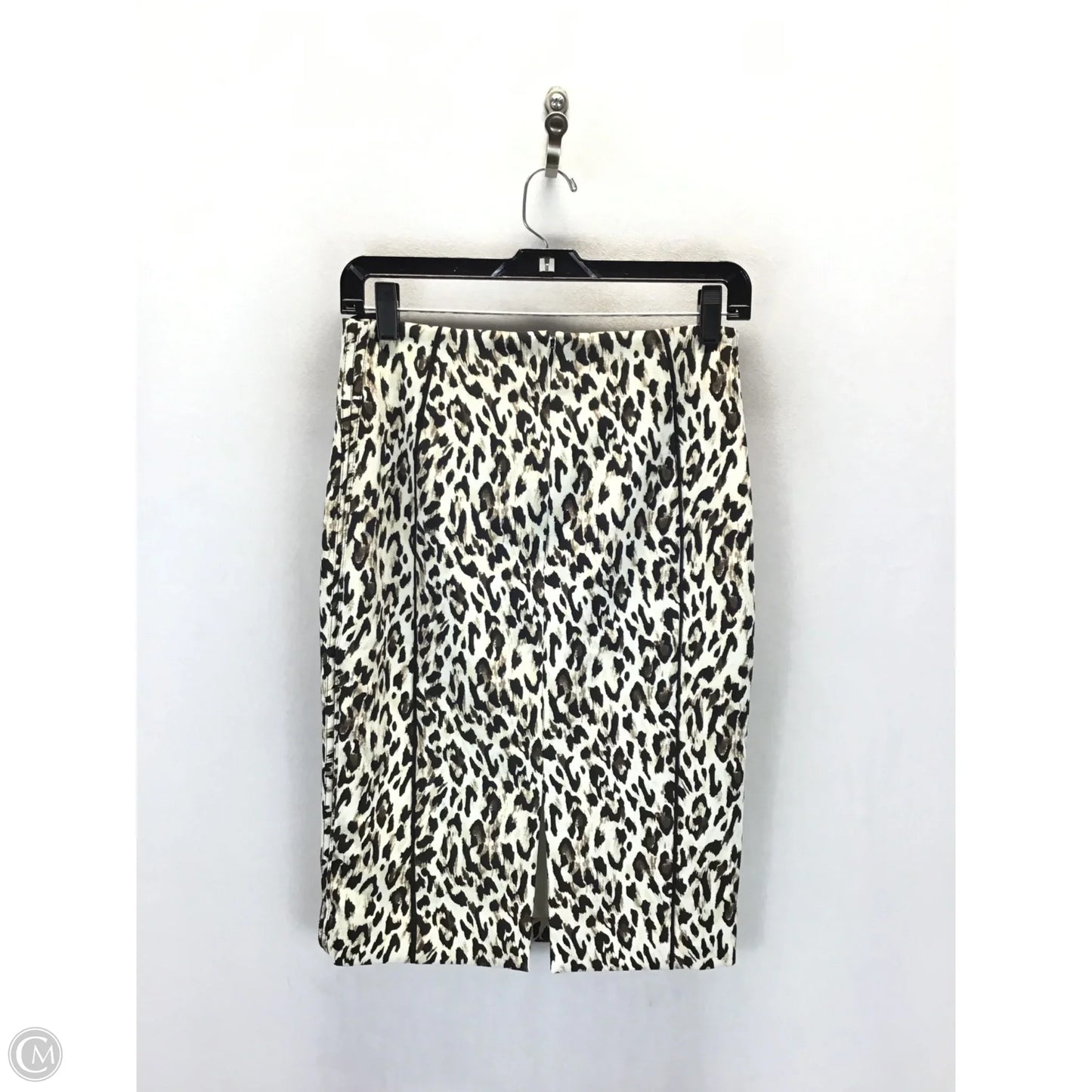 Skirt Midi By White House Black Market In Leopard Print, Size: 0