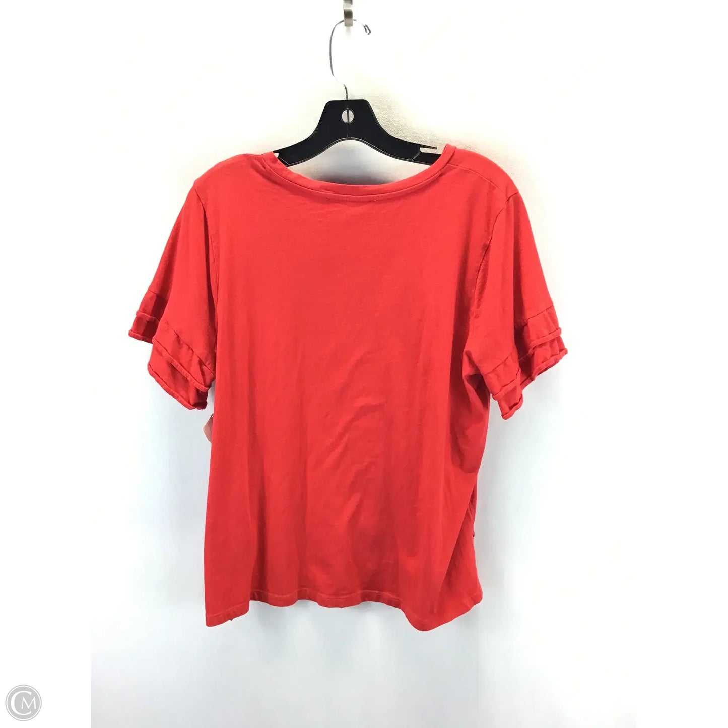 Top Short Sleeve Basic By Michael Kors In Red, Size: Xl