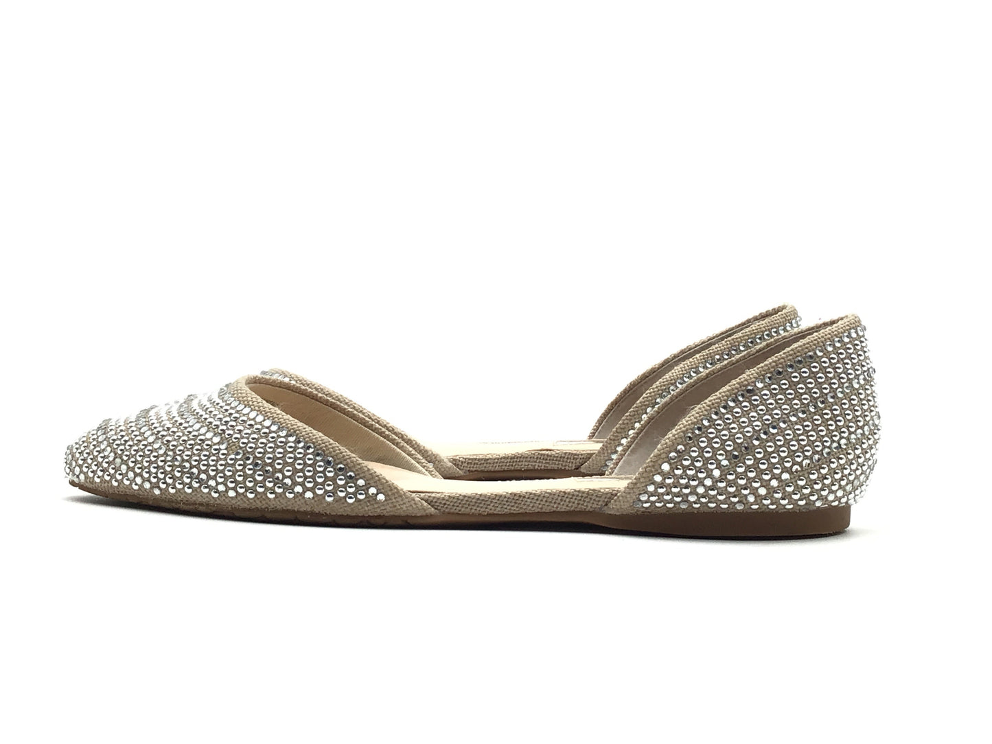 Shoes Flats By Inc In Silver & Tan, Size: 7.5