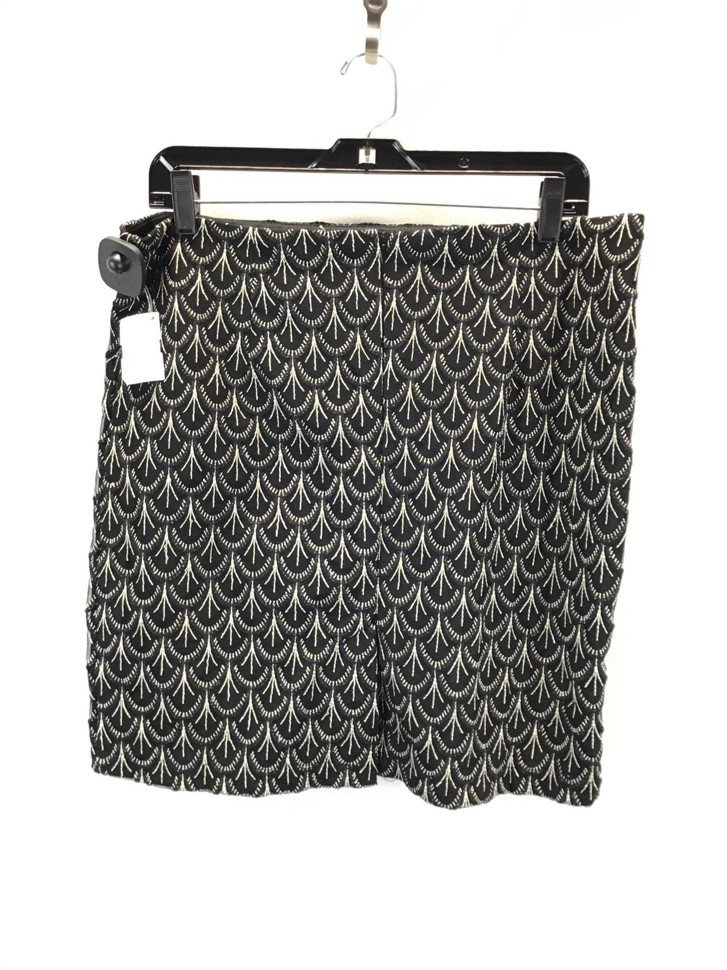 Skirt Midi By Clothes Mentor In Black & Gold, Size: L