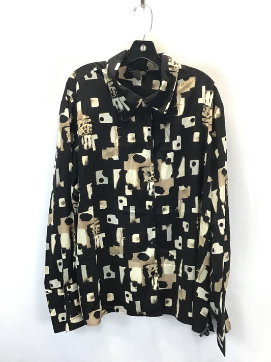 Blouse Long Sleeve By Ashley Stewart  Size: 2x