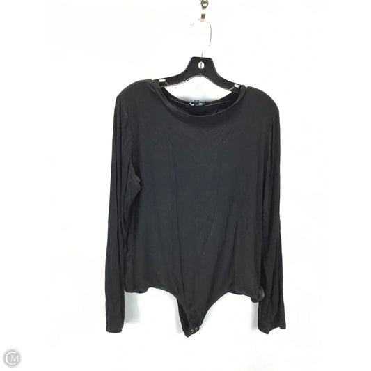 Bodysuit By Express In Black, Size: Xl