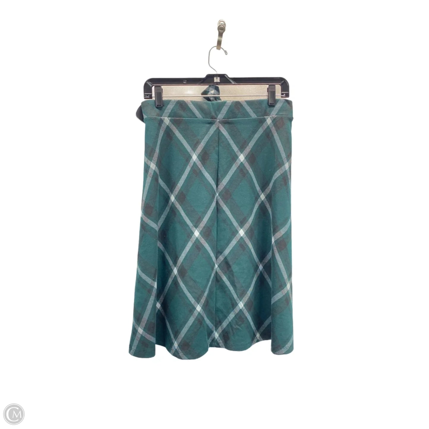 Skirt Midi By Olivia Blu In Plaid Pattern, Size: Xl