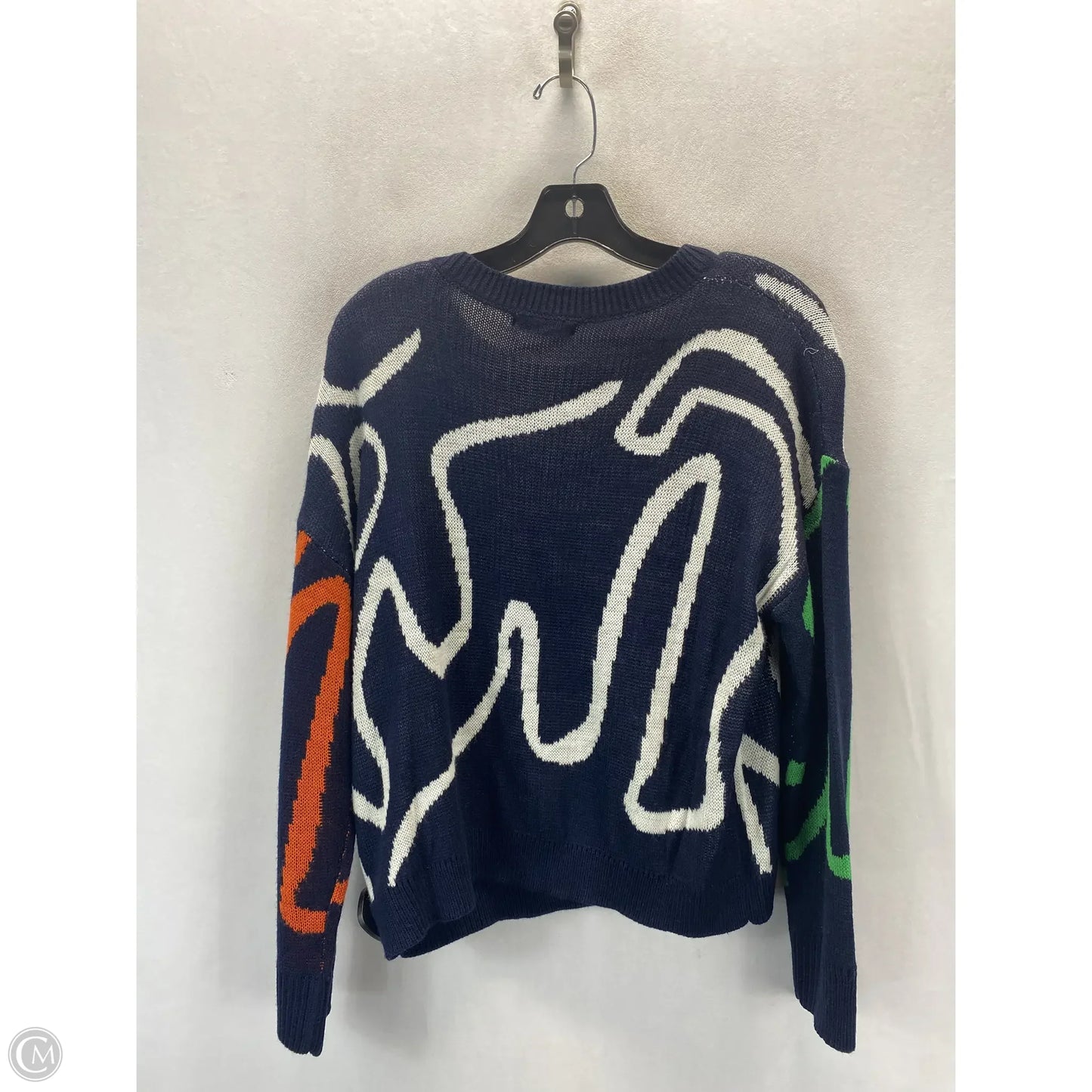 Sweater By Shein In Blue & Orange, Size: S