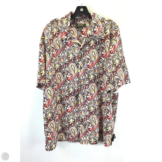 Top Short Sleeve By Clothes Mentor In Multi-colored, Size: L