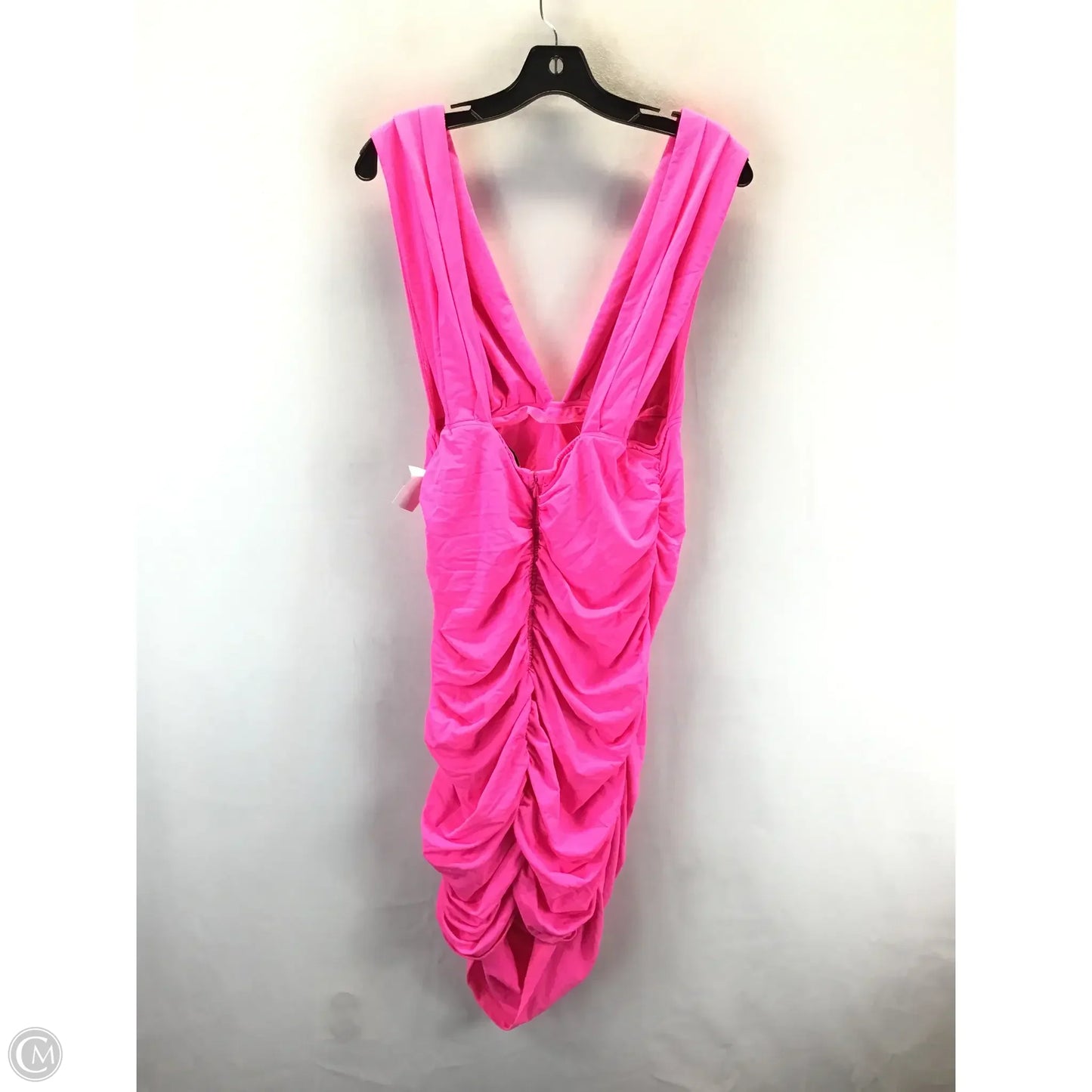 Dress Casual Short By Fashion Nova In Pink, Size: 1x