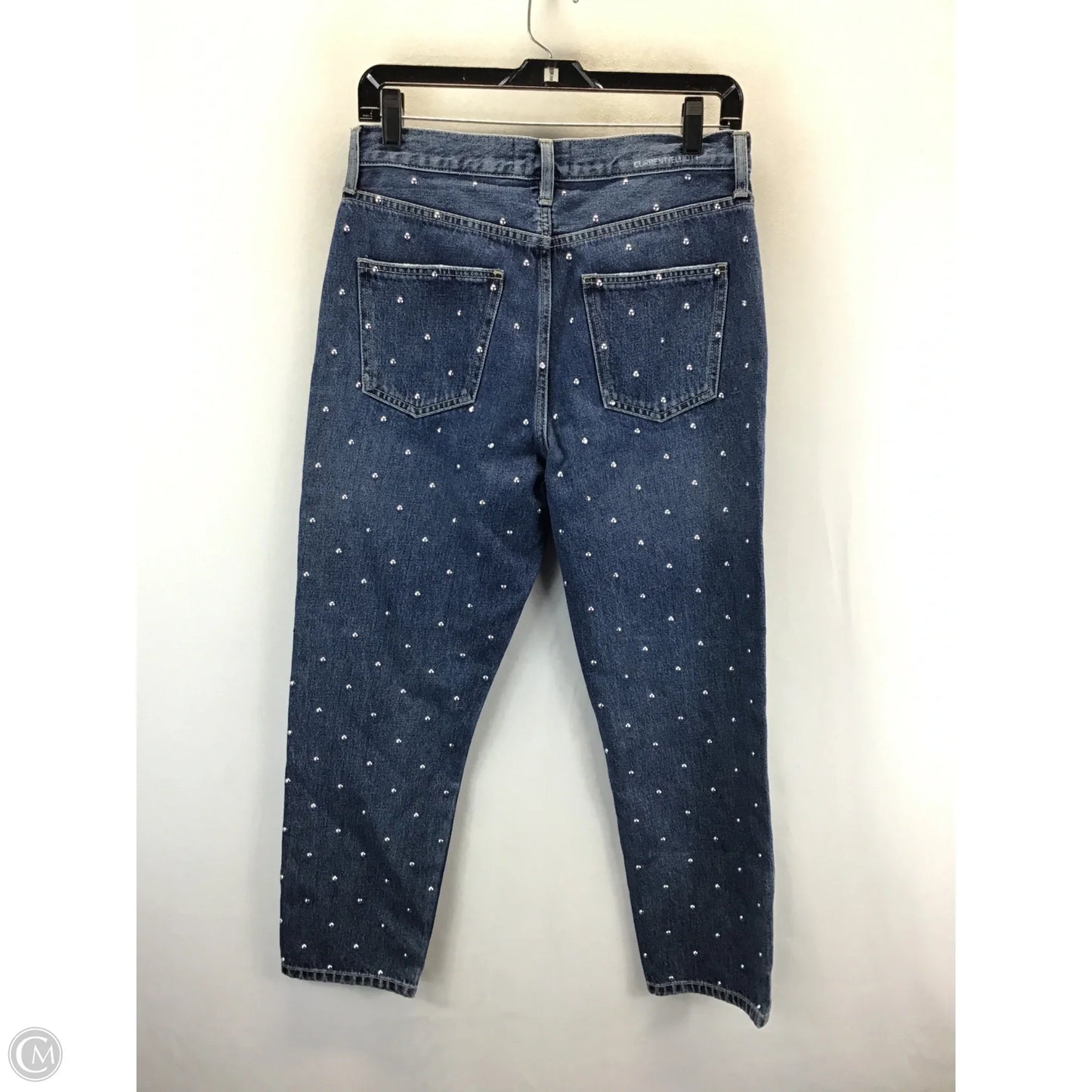 Jeans Boot Cut By Current Elliott In Blue Denim, Size: 6