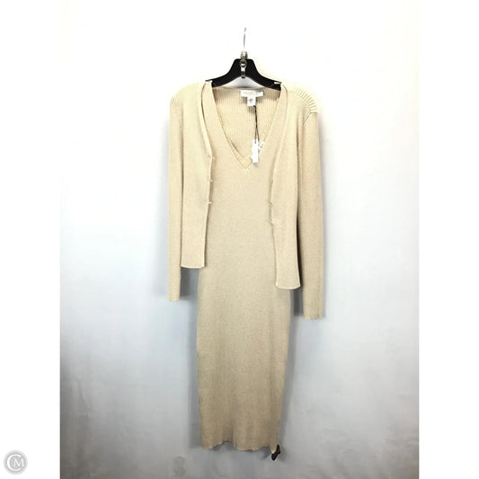 Dress Casual Midi By Rachel Zoe In Beige, Size: M