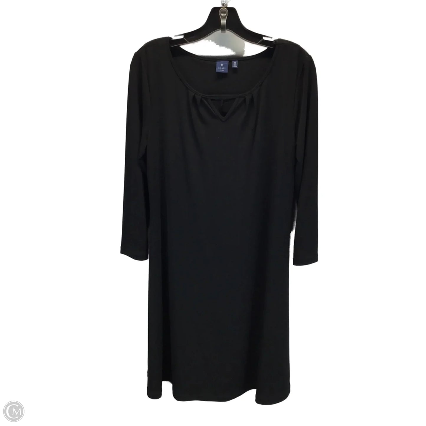 Dress Casual Midi By Kaari Blue In Black, Size: M