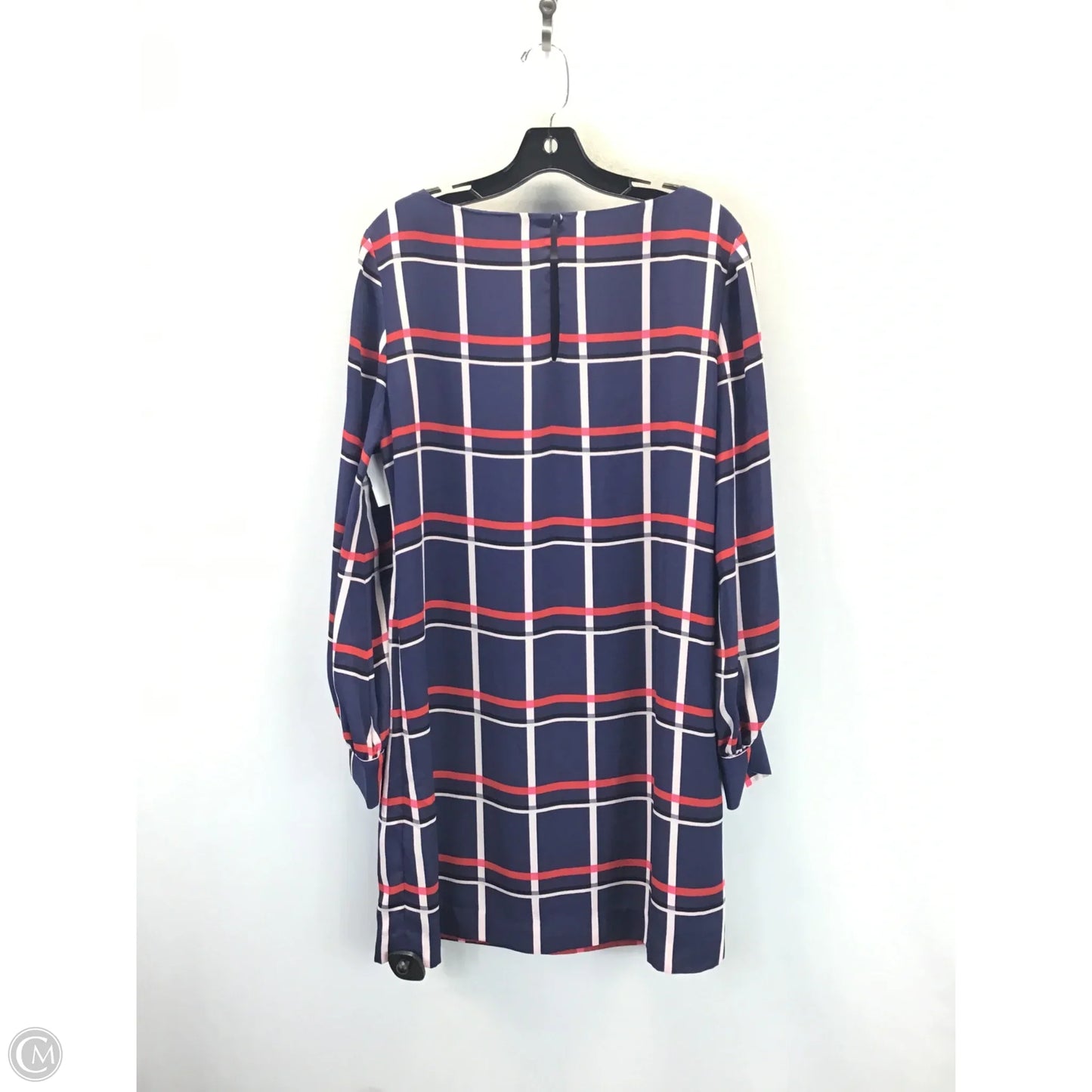 Dress Work By Banana Republic In Blue Red & White, Size: M