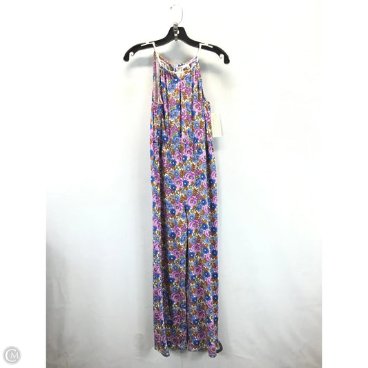 Jumpsuit By Clothes Mentor In Floral Print, Size: Xl