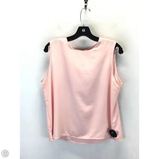 Top Sleeveless Basic By Notations In Pink, Size: L