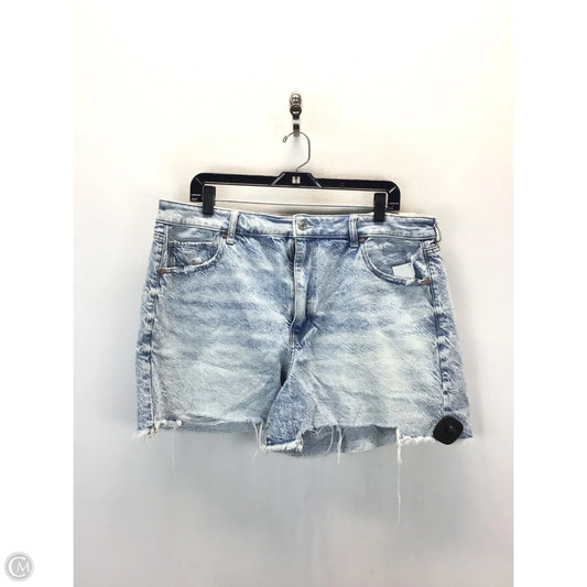 Shorts By American Eagle In Blue Denim, Size: 18