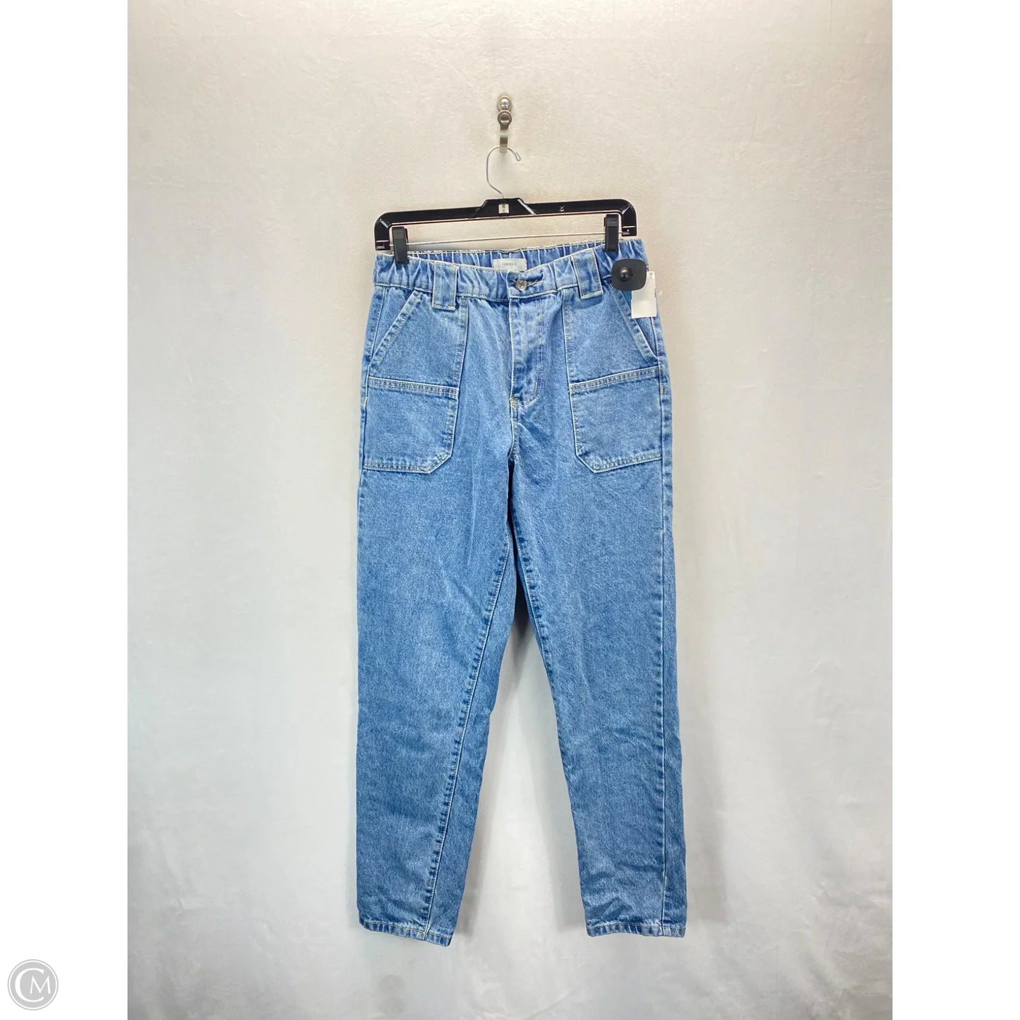 Jeans Boyfriend By Forever 21 In Blue Denim, Size: 10